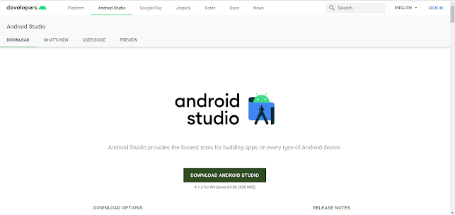 Android Studio Website